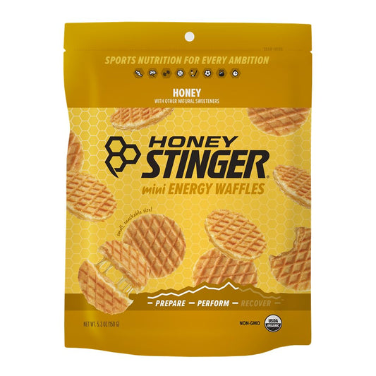 Organic Mini Honey Waffles | Energy Stroopwafel for Exercise, Endurance and Performance | Sports Nutrition for Home & Gym, Pre and Post Workout | 1 Bag, 5.3 Ounce