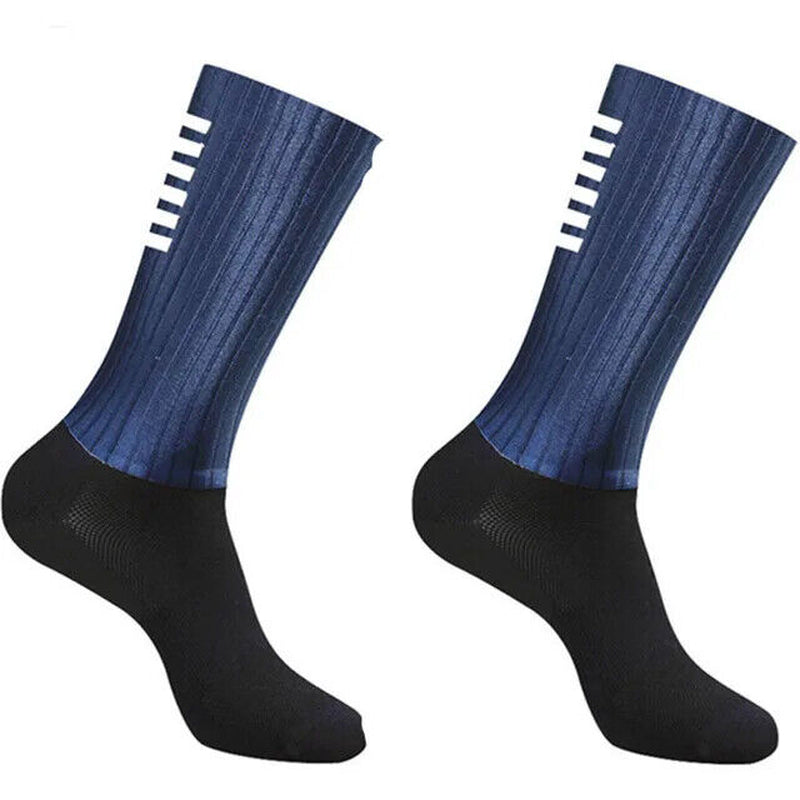 Aero Mens Cycling Socks anti Slip Silicone Unisex Bicycle Running Bike Socks